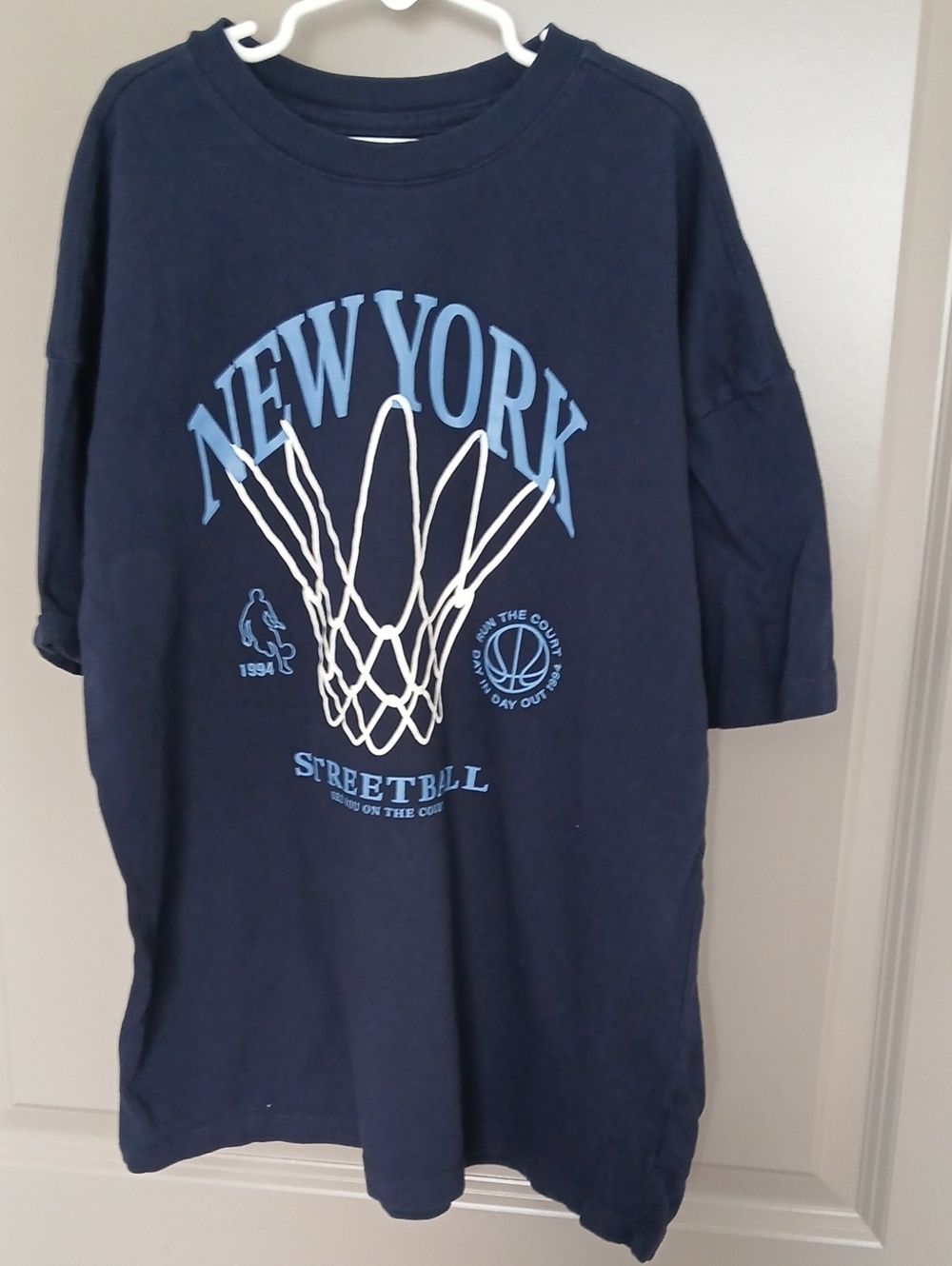 Old NAVY Kids Navy 'New York Streetball' Graphic T‑Shirt